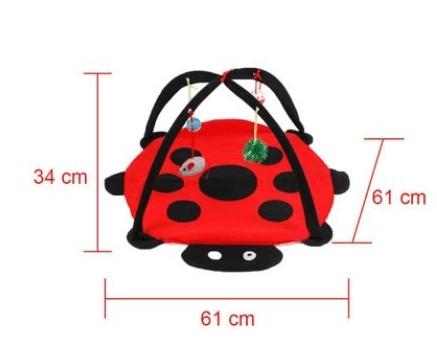 Pet Cat Bed Cat Play Tent Toys Mobile Activity Playing Bed - linilee