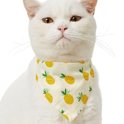 Pet Saliva Towel Cat Triangle Towel Cat Collar - linilee