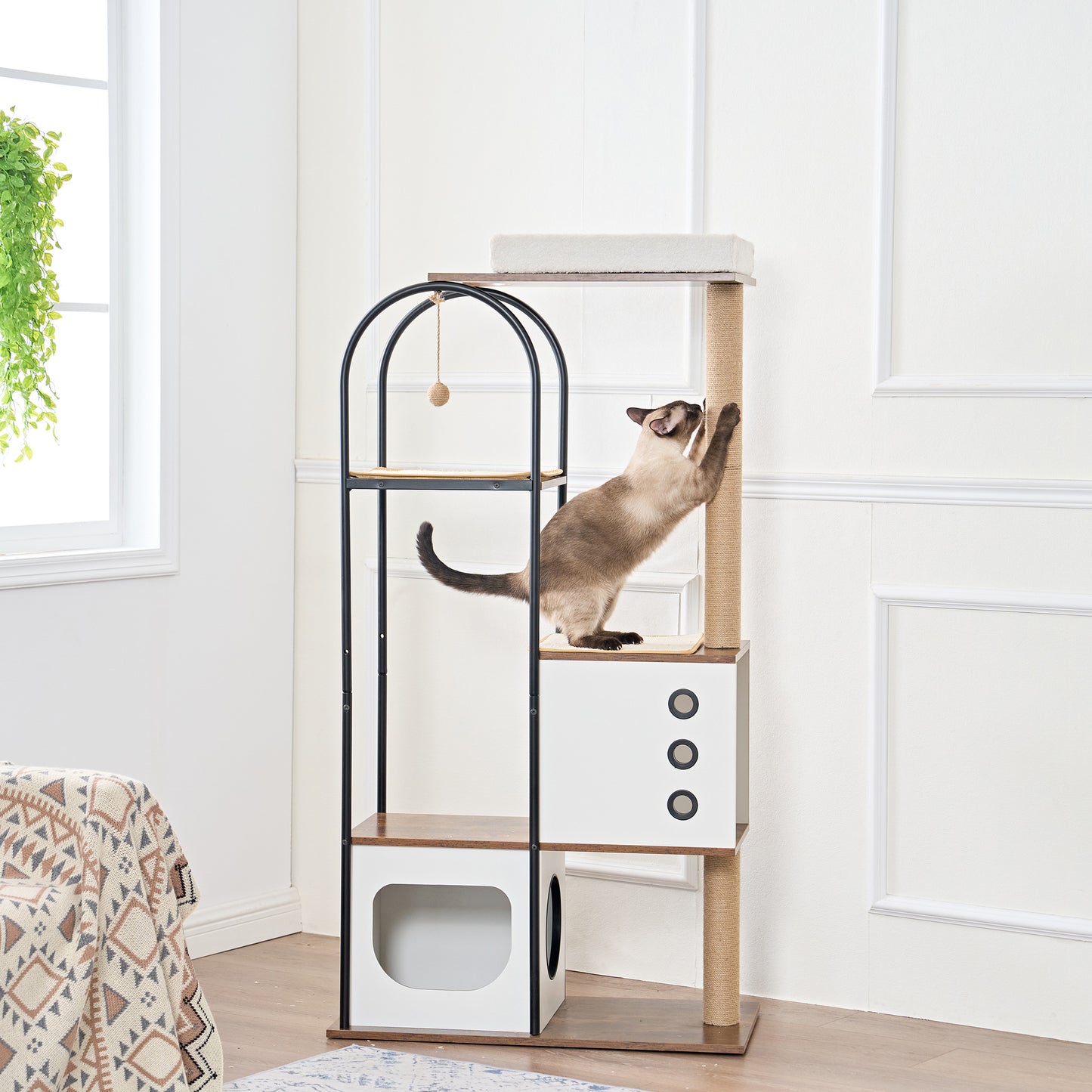 cat climbing frame, - linilee