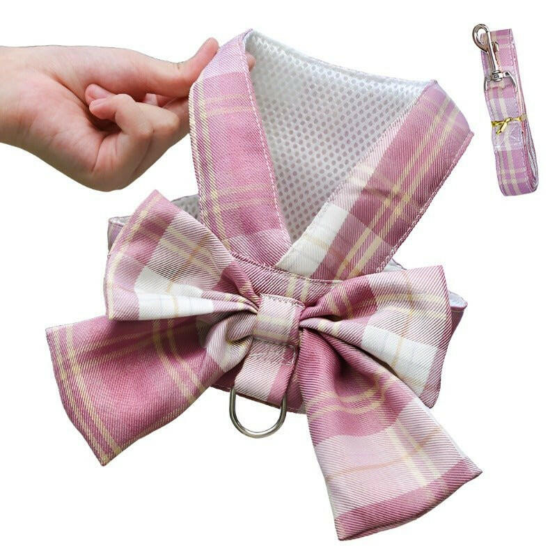 Plaid Vest Type Leash. - linilee