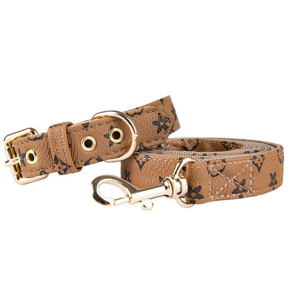 Collar PU Leather Dog Collar. - linilee