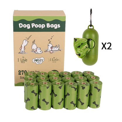 Degradable dog poop bag pet garbage bag - linilee