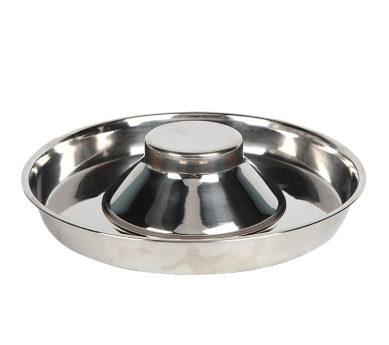 Stainless Steel Dog Bowl . - linilee