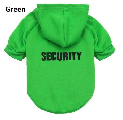 Security Cat Clothes Pet Cat Coats Jacket Hoodies - linilee