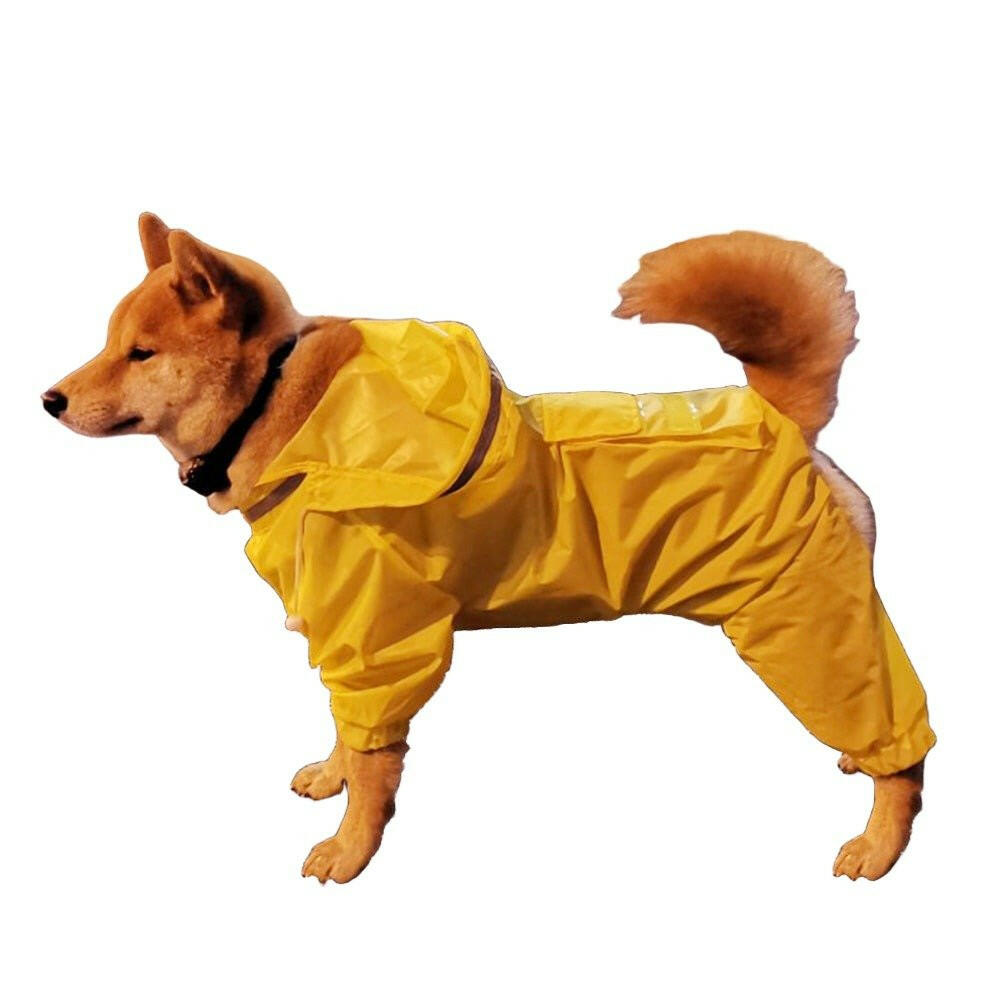 Dog Raincoat Jumpsuit Rain Coat Dog Clothes - linilee