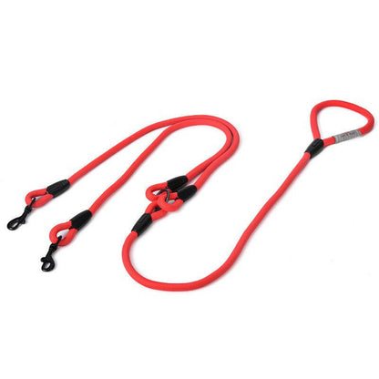 Double-Headed Dog Leash Pulls Two Dogs. - linilee