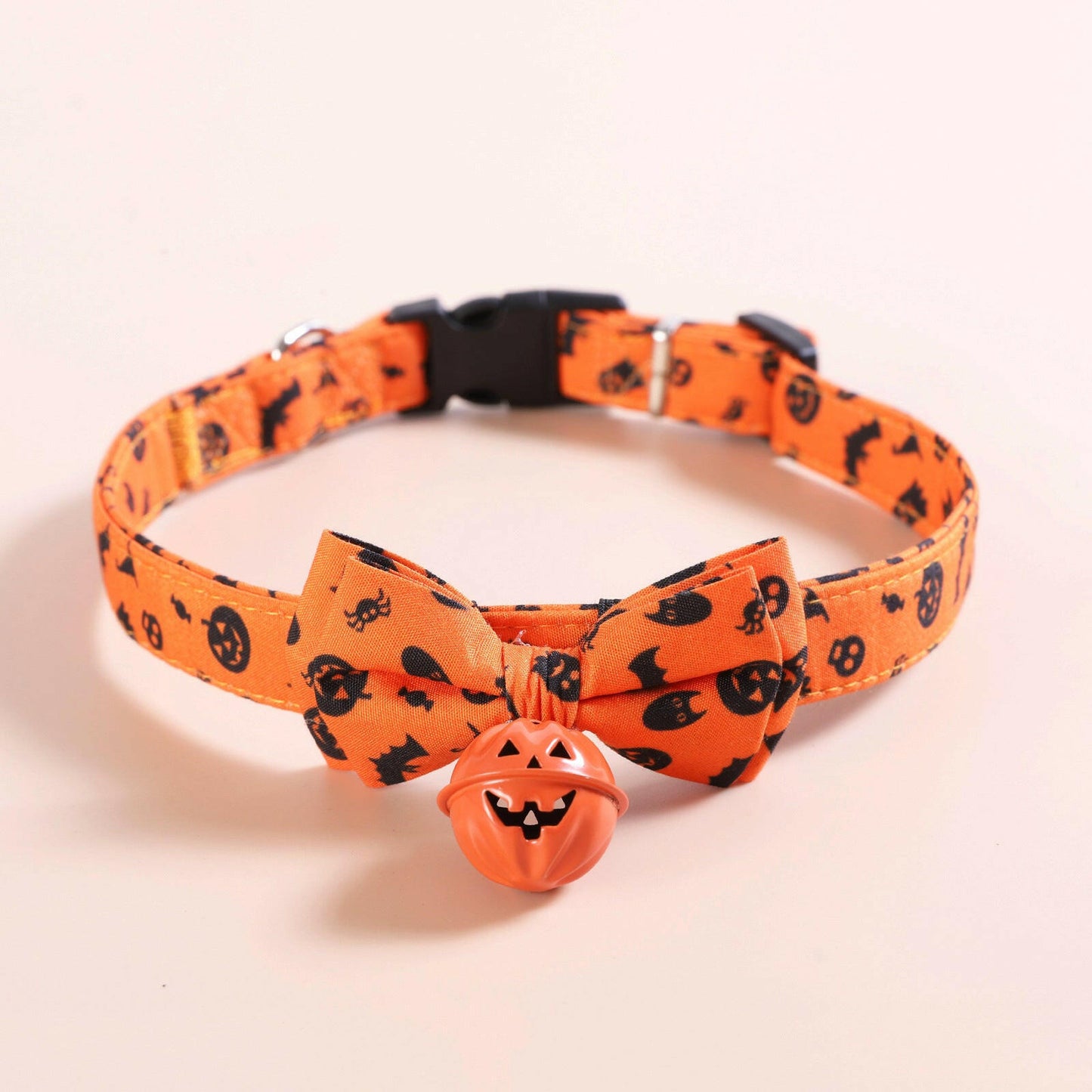 Collars Festive Collars Leash Pumpkin Bells Cat collar - linilee