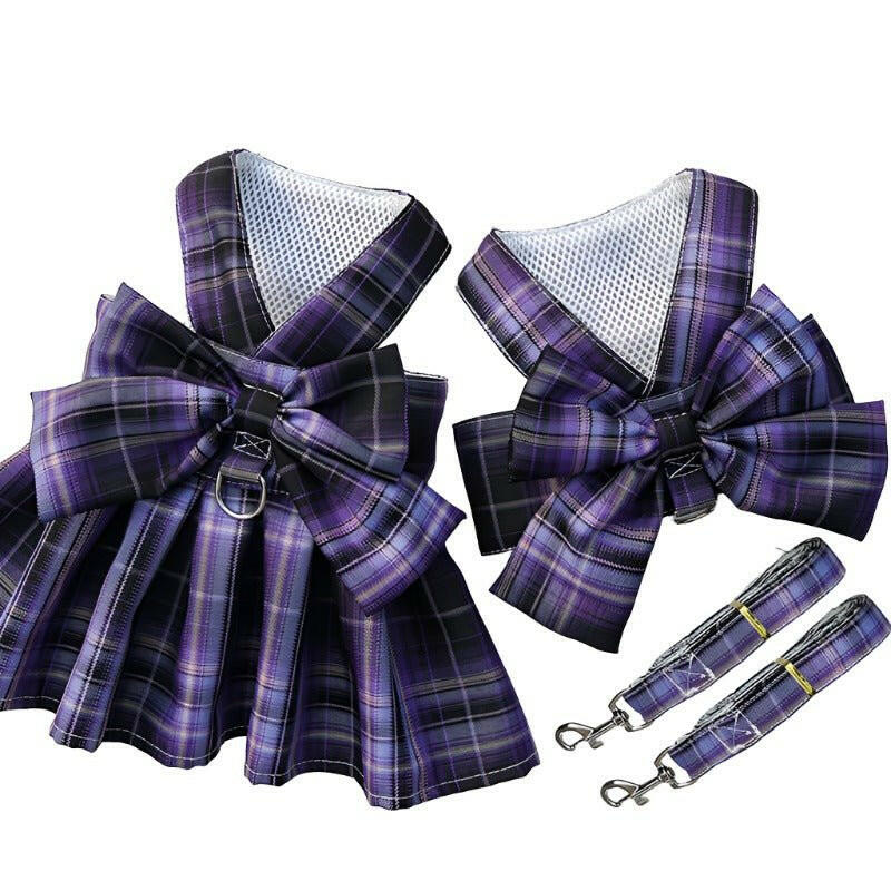 Plaid Vest Type Leash. - linilee