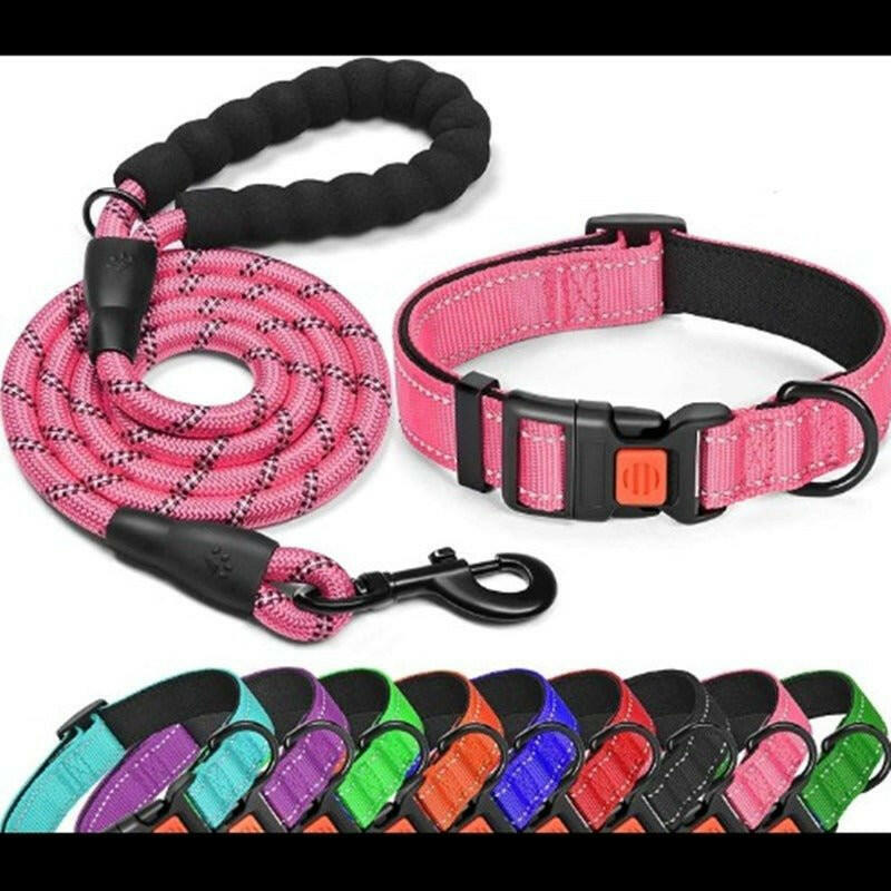 Dog Collar Leash. - linilee