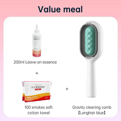 2 In 1 Hair Removal Cleaning Double Side cat Grooming - linilee