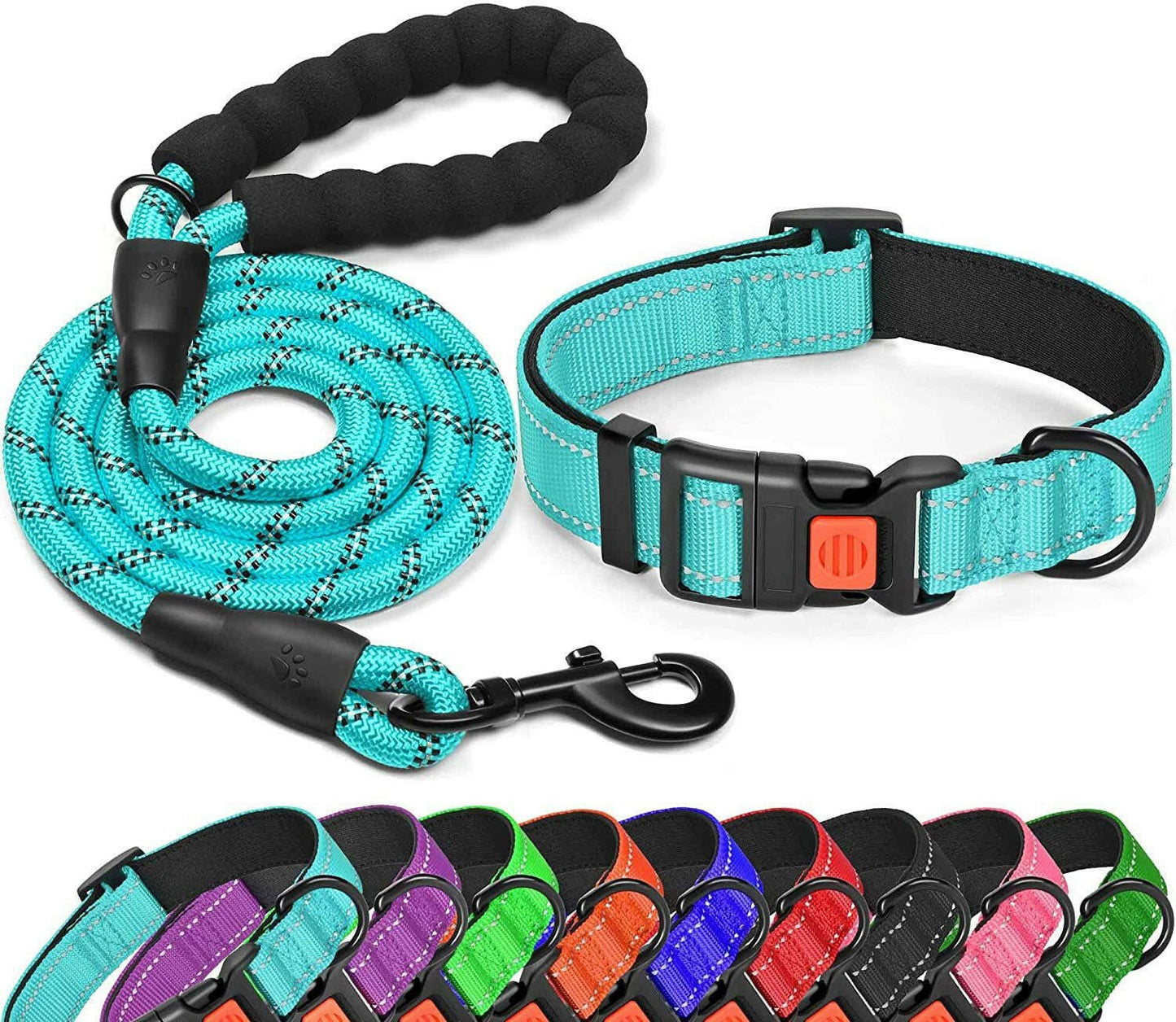 Dog Collar Leash. - linilee