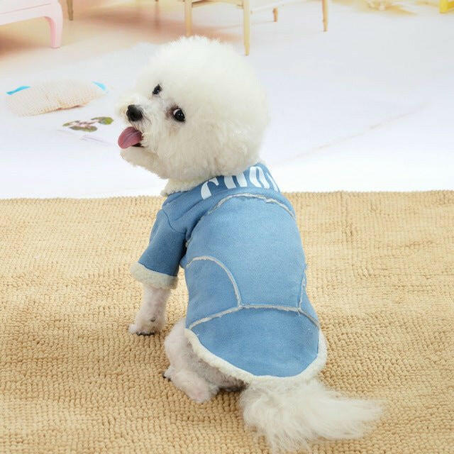 Cute Dog Jacket Winter Warm Dog Clothes - linilee