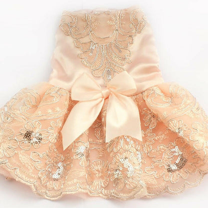 Dog Clothes Dog Dress Princess Wedding Dresses - linilee