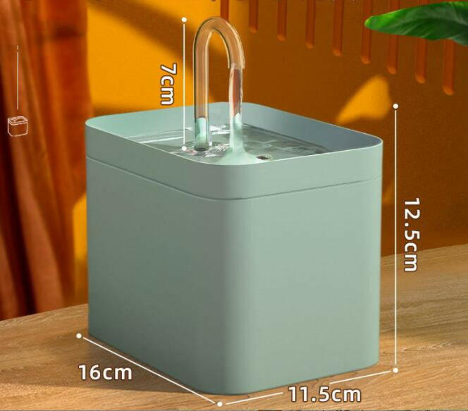 Cat Water Fountain Auto Filter USB Electric Mute. - linilee