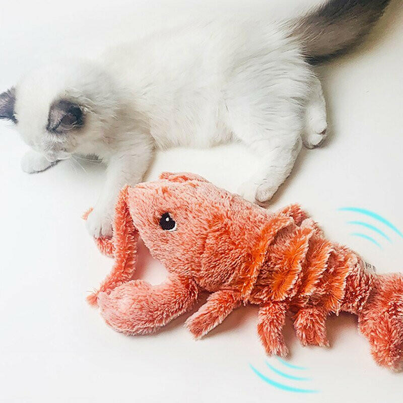 USB Pet Cat Toys. Floppy Lobster Interactive Cat Toy - linilee