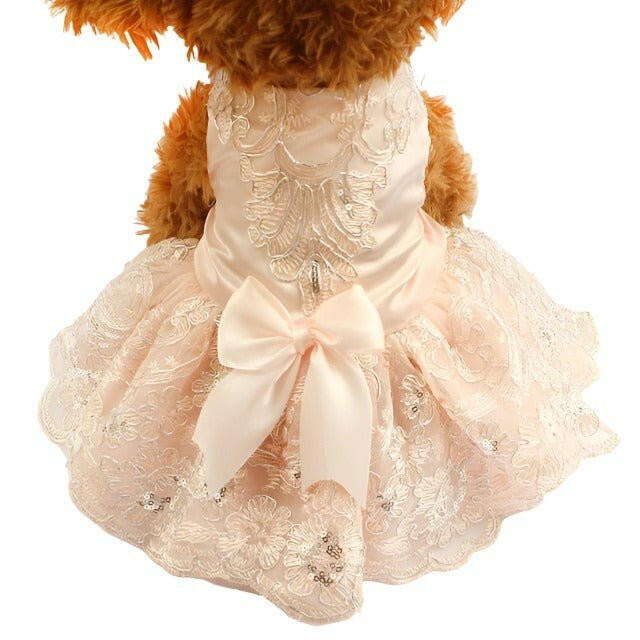 Dog Clothes Dog Dress Princess Wedding Dresses - linilee