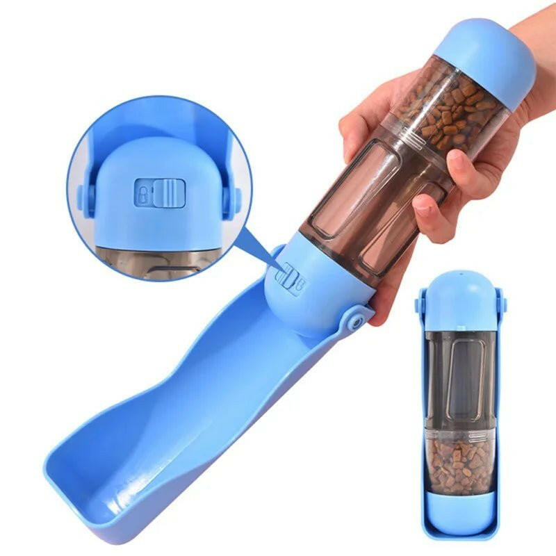 4 in 1 Portable Water Bottle for Dogs. - linilee