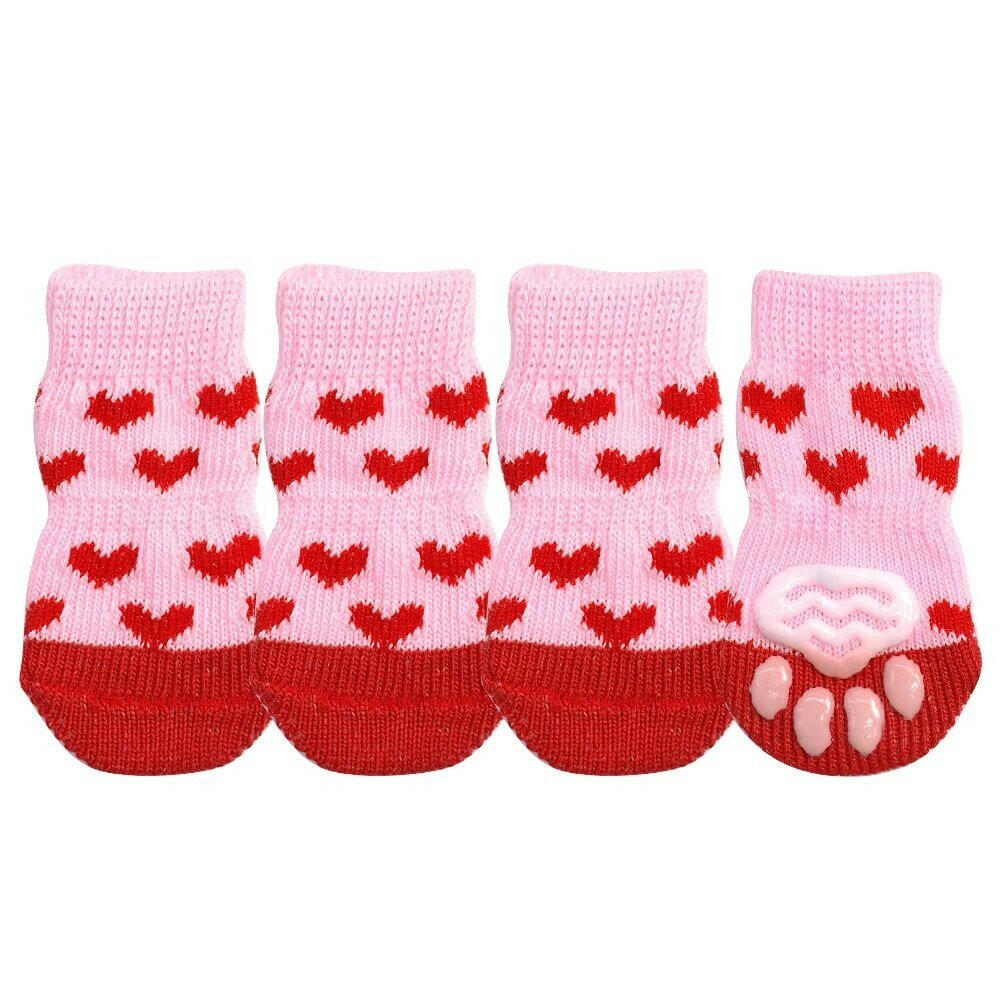 4pcs/set Dog Shoes Lovely Warm. Dog Socks - linilee