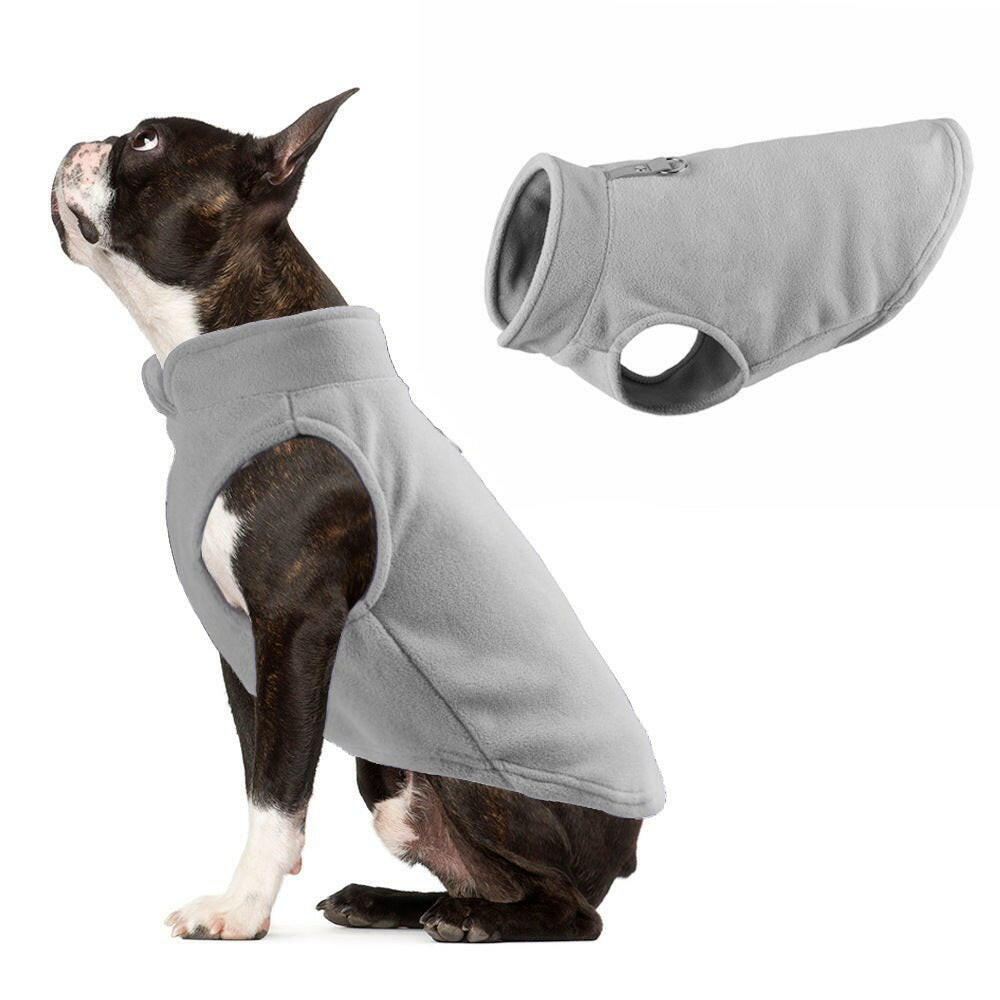 Dog Clothes Thickened Solid Fleece Pet Vest - linilee