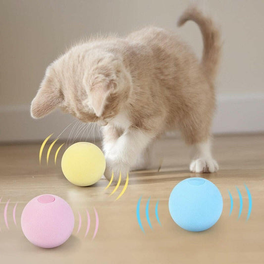 Smart Cat Toys Interactive Ball Catnip Cat Training Toy - linilee