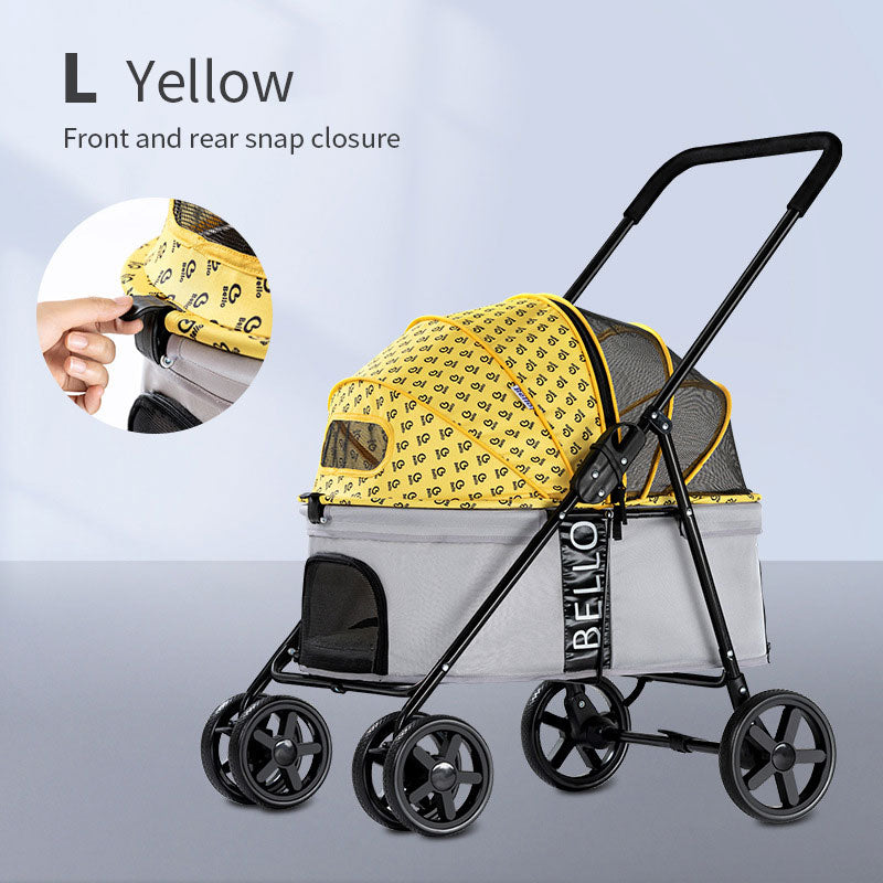 Pet Stroller Dog Stroller Pet Car - linilee