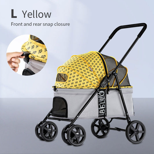 Pet Stroller Dog Stroller Pet Car - linilee