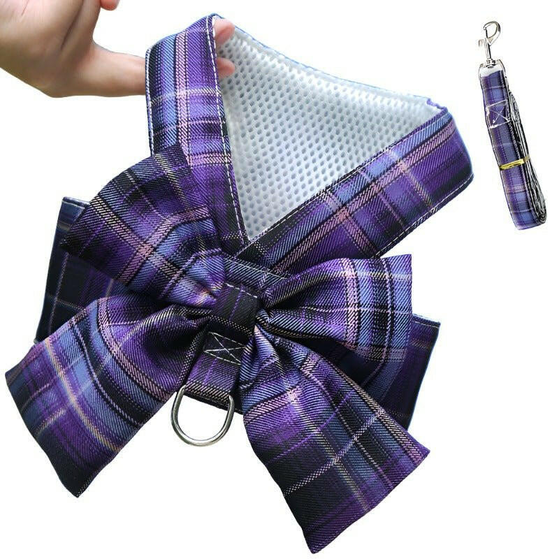 Plaid Vest Type Leash. - linilee