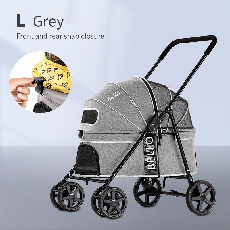 Pet Stroller Dog Stroller Pet Car - linilee