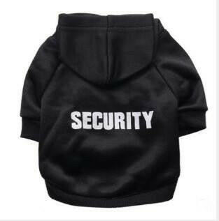 Security Cat Clothes Pet Cat Coats Jacket Hoodies - linilee