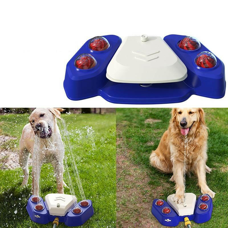 Automatic Water Spray Feeding Water Fountain Spray Dog Toys. - linilee