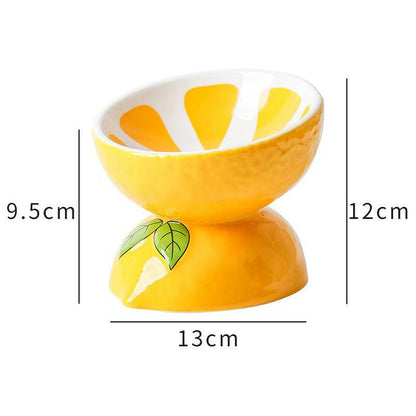 Bowl Ceramic Cat Food Bowl. - linilee