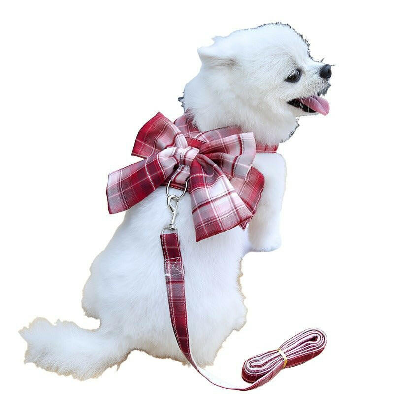 Plaid Vest Type Leash. - linilee