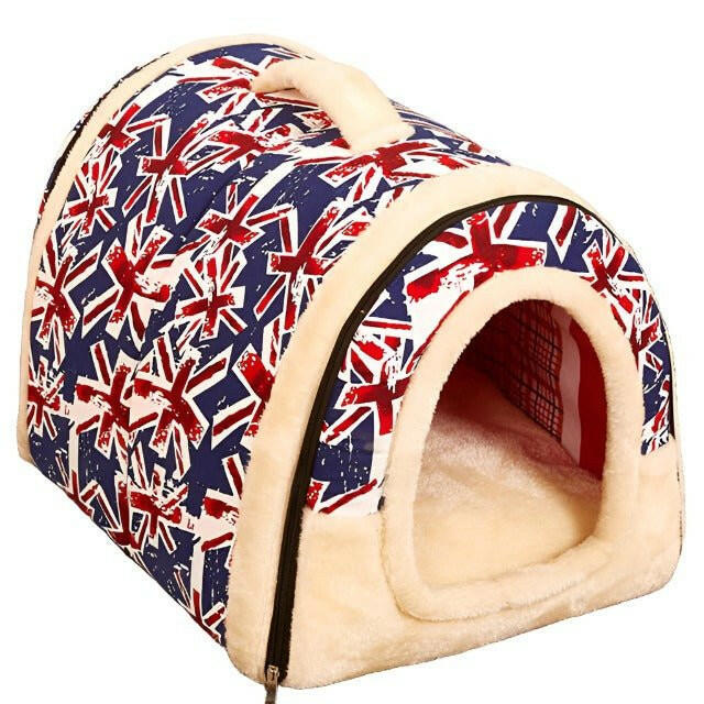 Dog Kennel Detachable Pet Bed. - linilee