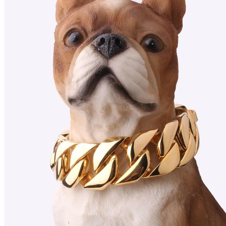 32mm Stainless Steel Dog Collar. - linilee