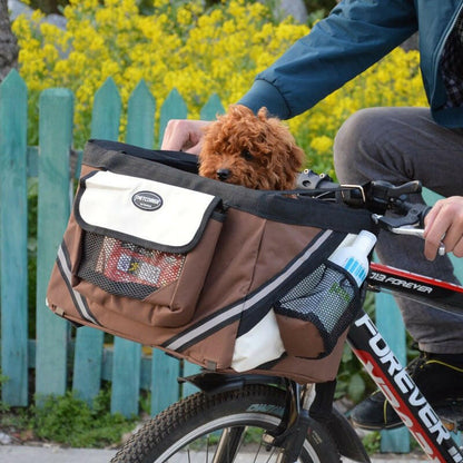 dog bicycle carrier bag basket. - linilee