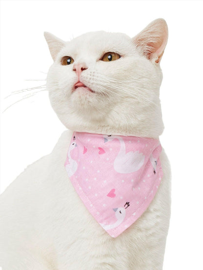 Pet Saliva Towel Cat Triangle Towel Cat Collar - linilee