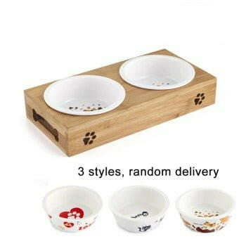 Stainless Steel/Ceramic Feeding and Drinking Bowls. - linilee