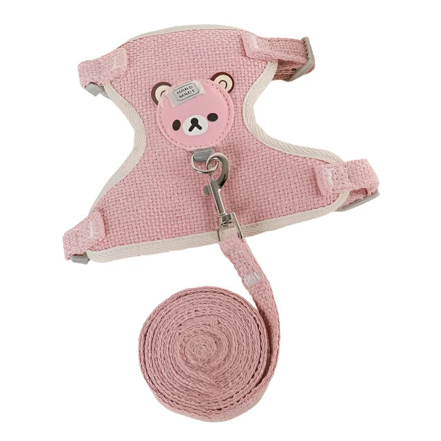 Cute Rabbit Harness Leash Set Bunny - linilee