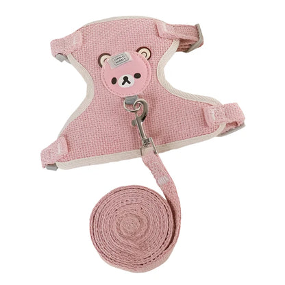 Cute Rabbit Harness Leash Set Bunny - linilee