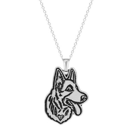 Husky Dog Puppy Pet Lovers Necklaces Pendants - linilee