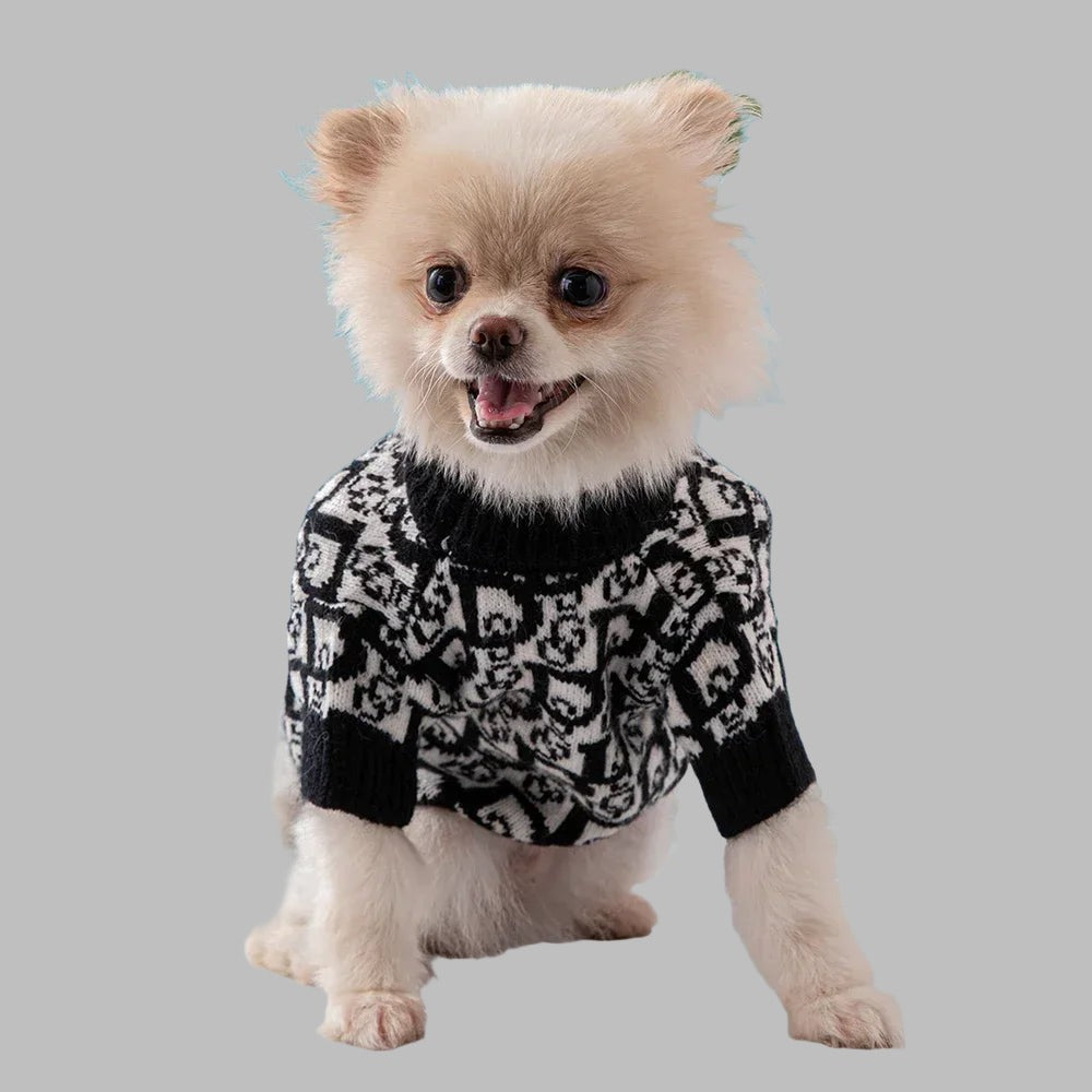 Designer Dog Clothes Luxury Pet Clothing Sweater - linilee