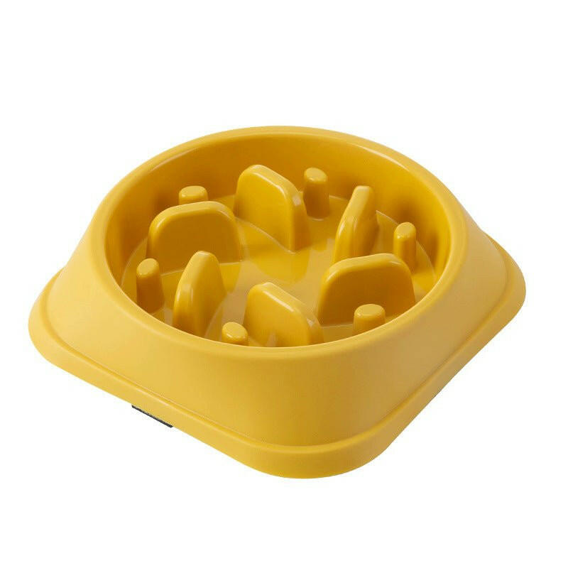 Dog Bowl Pet Slow Food Bowl Anti-Overturning. - linilee