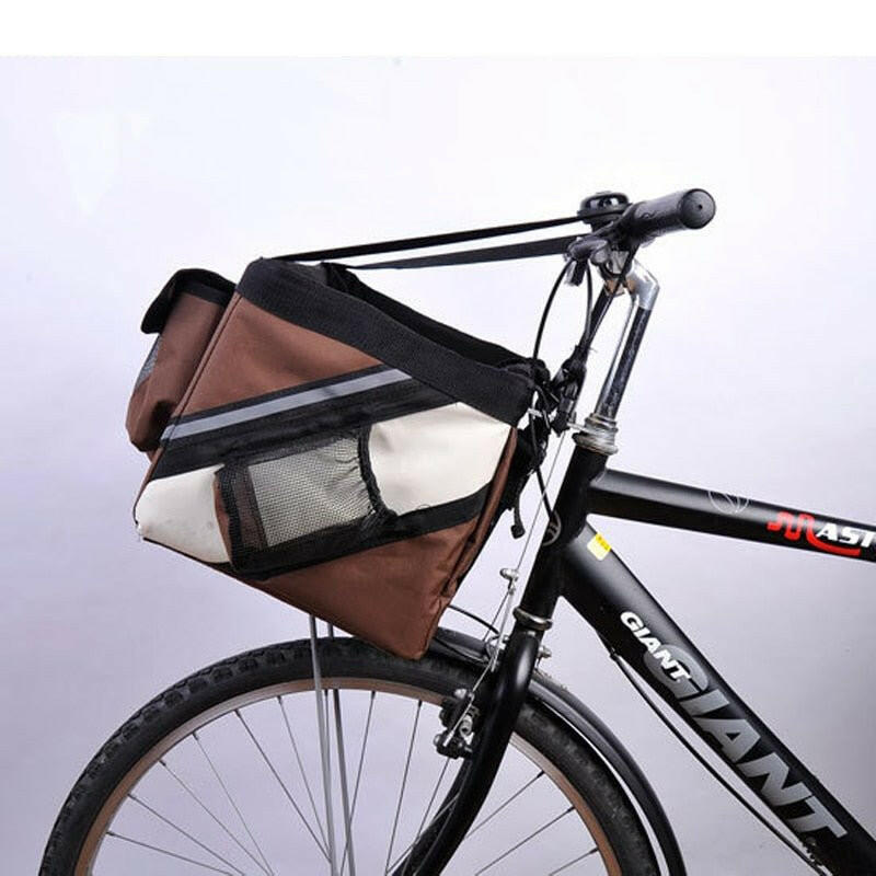 dog bicycle carrier bag basket. - linilee