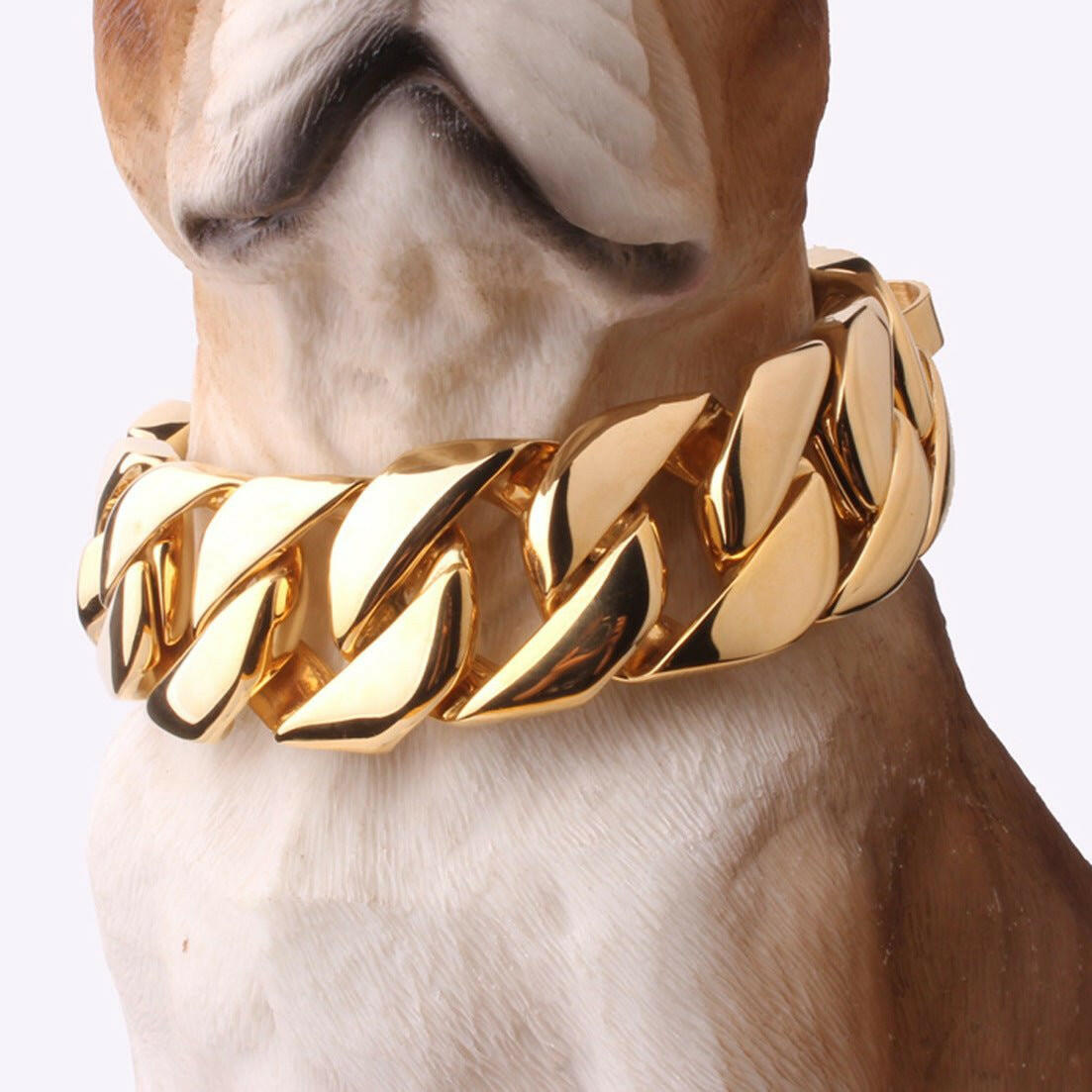 32mm Stainless Steel Dog Collar. - linilee