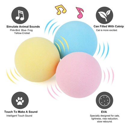 Smart Cat Toys Interactive Ball Catnip Cat Training Toy - linilee