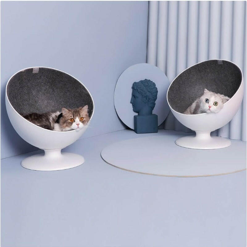 Cat Boss Fiber Spinning Pet Nest. - linilee