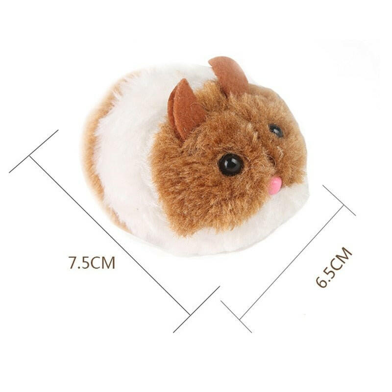 Cat Toys Plush Fur Toy Shake Movement Mouse. - linilee