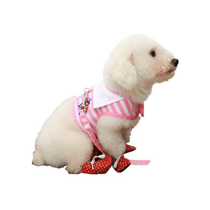 Dog Navy Chest Strap. - linilee