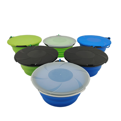 Silicone Dog Bowl Travel Folding Dog Bowl. - linilee