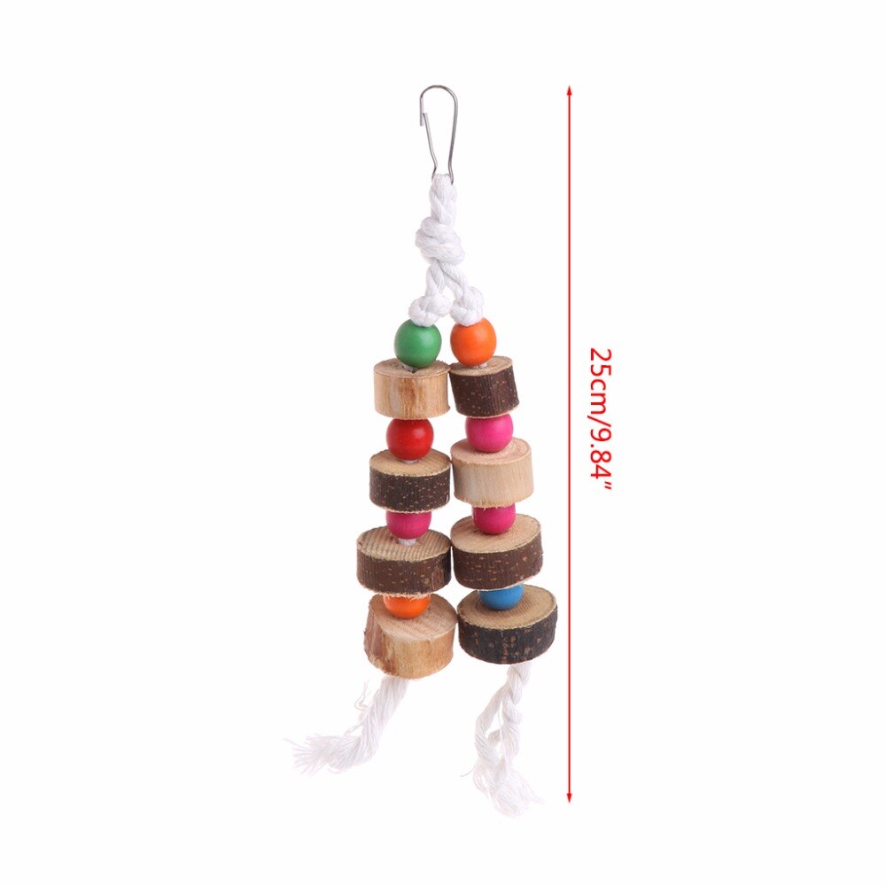 Natural Wooden Birds Parrot Colorful Toys - linilee